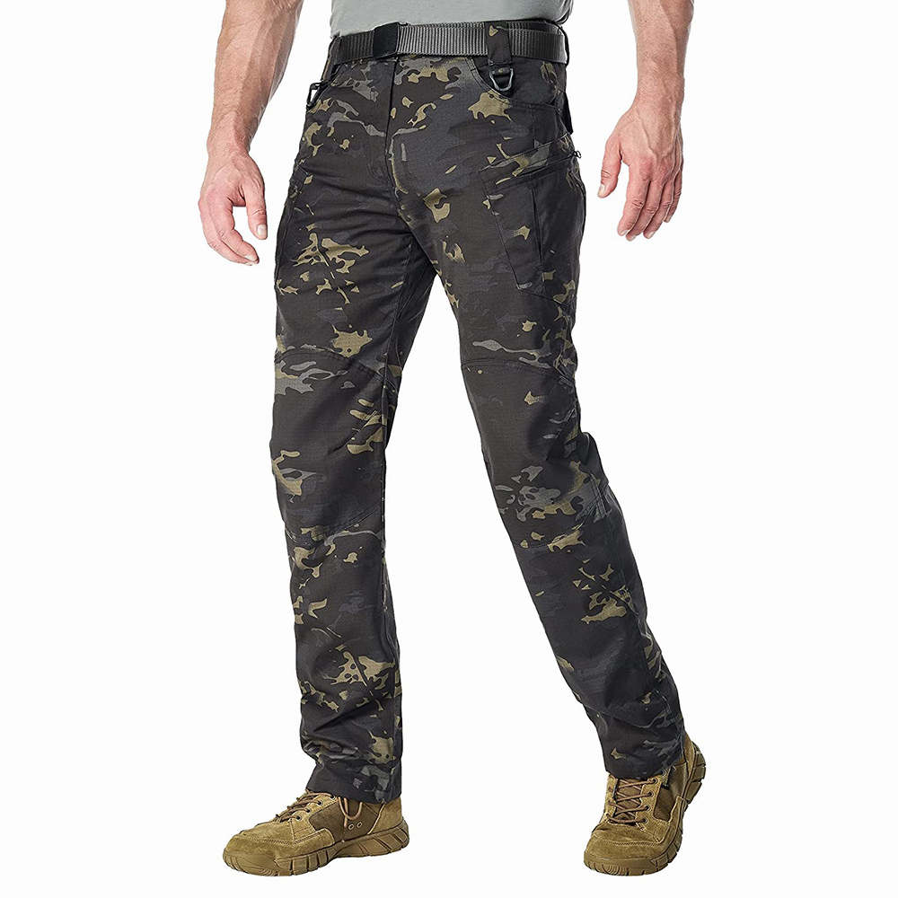 Hestic Sports Wear Mens Cargo Trousers Work Wear Cargo Pans With Side Pocket Full Pants Casual Men Hiking Pants Outdoors Trousers Cargo Pants